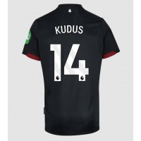 Dres West Ham United Mohammed Kudus #14 Gostujuci 2024-25 Kratak Rukav